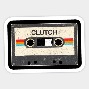 kurniamarga vintage cassette tape Clutch Sticker